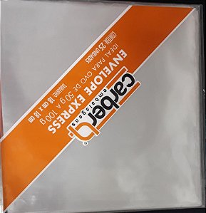 ENVELOPE EXPRESS TRANSPARENTE INCOLOR 18X18 C/25 UND
