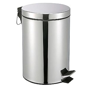 LIXEIRA INOX 5 LITROS C/PEDAL UND