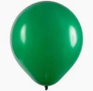 BALAO LISO 11 REDONDO VERDE FOLHA PCT C/25 UNIDADES