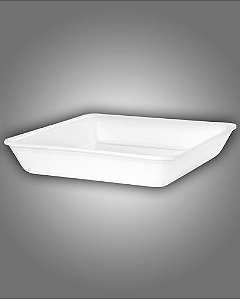 BANDEJA ISOPOR CF066 BRANCA C/50 UND