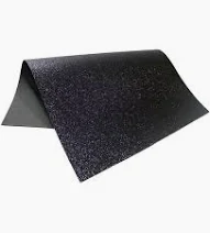 PLACA DE EVA GLITTER 40X60 PRETO UND