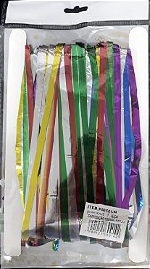CORTINA DE FITA METALOITE COLORIDA PARA FESTA 2MX1M