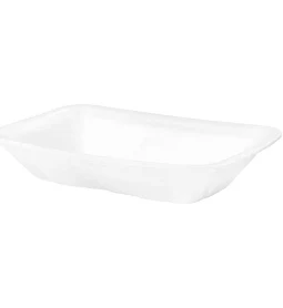 BANDEJA ISOPOR CF052 BRANCA C/100 UND