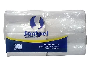 GUARDANAPO TV 13X14 EASY SANTPEL C/1800 UND