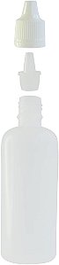 FRASCO PL 100ML CONTA GOTAS TRANSP C/10 UND