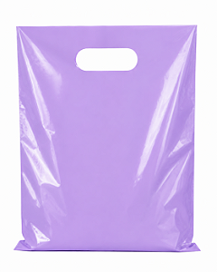 SACOLA 20X30 LILAS ALÇA VAZADA C/50