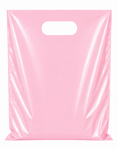 SACOLA 35X50 ROSA BB ALÇA VAZADA C/50