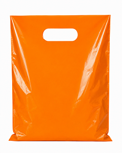 SACOLA 35X50 LARANJA ALÇA VAZADA C/50