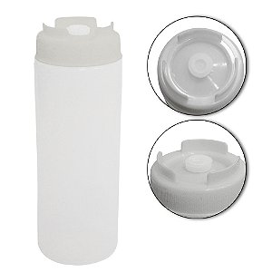 BISNAGA DOSADORA PRO TAMPA BRANCA 600ML