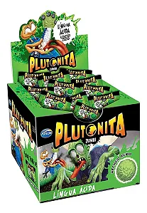 CHICLE PLUTONITA LINGUA ACIDA 180G C/40 UND