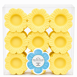 FORMINHA MIOSOTIS AMARELO CLARO C/50 UND