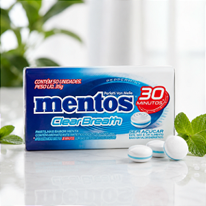 BALA MENTOS PEPPERMINT LATA 35GRS C/50 UND