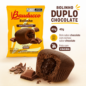 BOLINHO BAUDUCCO DUPLO CHOCOLATE 40G