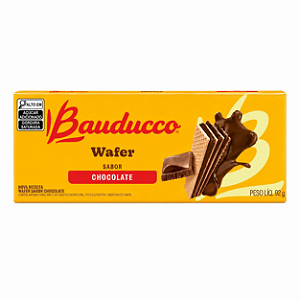 BISCOITO BAUDUCCO WAFER CHOCOLATE 92G