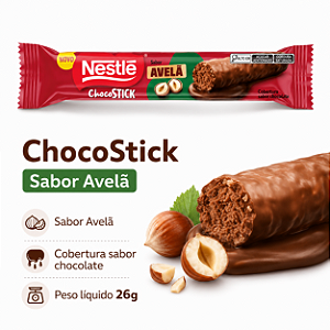 BOMBOM CHOCOSTICK NESTLE AVELA 26G