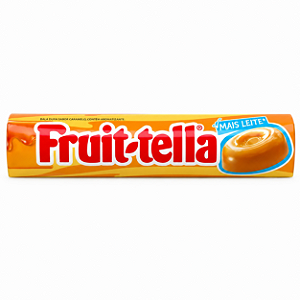BALA FRUIT-TELLA CARAMELO MAIS LEITE 41G C/10 UND