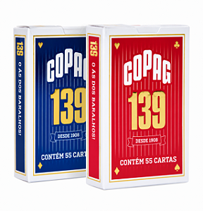 BARALHO COPAG 139 PLASTICO UNIDADE