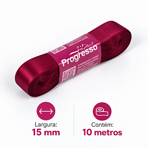 FITA DE CETIM 15MM BORDO 1377 C/10 METROS