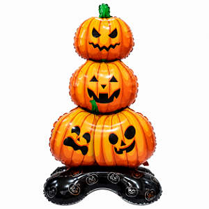 BALAO METALIZADO HALLOWEEN ABOBORAS