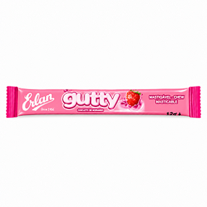 STICK BALA MASTIGAVEL GUTY MORANGO 12G UNIDADE