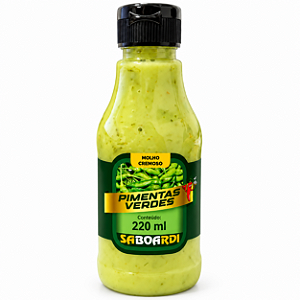MOLHO CREMOSO PIMENTAS VERDES 220ML