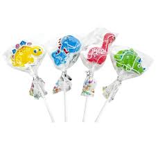 PIRULITO LOLLIPOP DINO SORTIDOS 15G UNIDADE