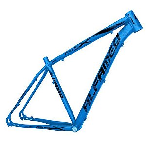 Quadro Bicicleta Bike Mtb Alfameq AFX 29x21 Az Oce/Pt Brilho