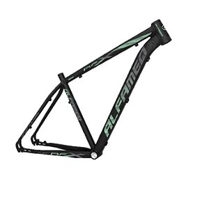 Quadro Bicicleta Bike Mtb Alfameq AFX 29x21 Pt/Vd/Az Fosco