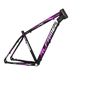 Quadro Bicicleta Bike Mtb Alfameq AFX 29x15 Pt/Rs/Bco Brilho