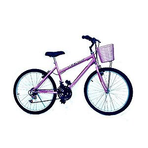 Bicicleta Infantil Feminina C/ Marcha Aro 24 Roda Alum