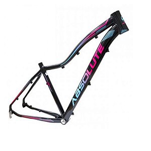 Quadro Bicicleta Ciclismo MTB Absolute Hera 29X17 PT/RS/AZ