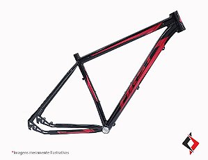 Quadro Bicicleta Bike Mtb Aluminio First Smitt Pt/Vm T19