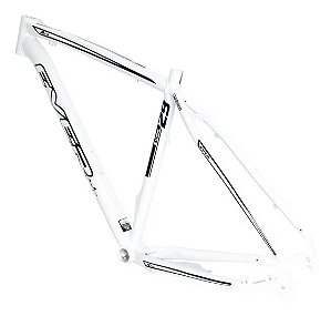 Quadro Bicicleta Bike Mtb Aluminio Ever Rg5  Brco/Pto T19