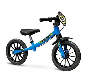 Bicicleta Infantil Criança Nathor Balance Bike Masculina Az