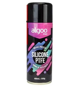 Óleo Silicone Lubrificante Spray Multiuso Algoo PTFE  400ML