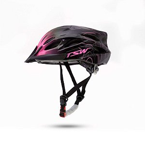 Capacete Bicicleta Ciclismo Mtb Speed Tsw Raptor III Pt/Pk