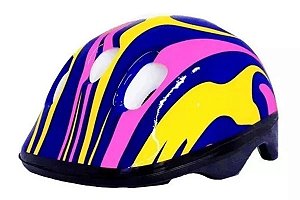 Capacete Mtb Bicicleta Bike Kids Infantil Flame Cores