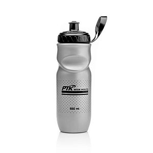 Caramanhola Garrafa Squeeze Ptk Boca Larga 650Ml Prata