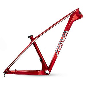 Quadro Bicicleta Bike MTB Rava Rage Carbono 29x17 Vermelho