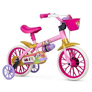 Bicicleta Bike Infantil Criança Nathor Aro 12 Princesas