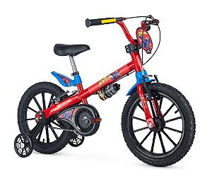Bicicleta Bike Infantil Criança Kid Nathor Aro 16 Spider Man
