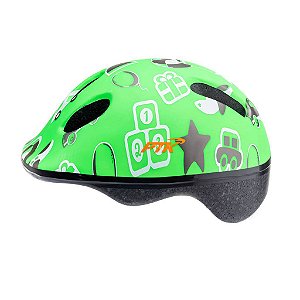 Capacete Ciclismo Infantil Ptk Baby Toys C/ Regulador Verde