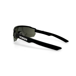 Óculos Esportivo P/ Ciclismo Bike Vixxen SOUND Bluetooth - Haste Preto / Lente Azul
