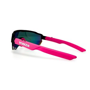Óculos Esportivo P/ Ciclismo Bike Vixxen SOUND Bluetooth - Haste Pink / Lente Rosa