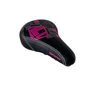 Selim Banco Bicicleta Bike Bmx Grau Gios GL-1109 240x145 mm BIKERNAUTA Cor:Rosa