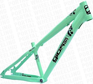 Quadro Bike Bicicleta BMX Wheeling Grau GIOS FRX-EVO 26X13,5 Verde Claro