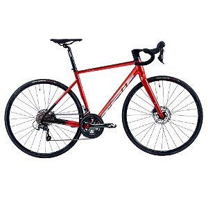 Bicicleta Ciclismo Speed TSW TR-10 20V Freio Hidraulico Vermelha Bikernauta
