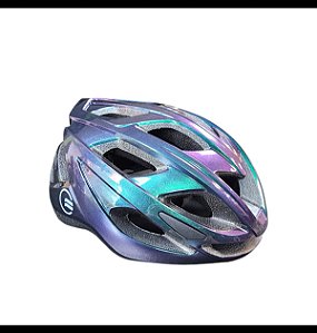 Capacete Bicicleta Mtb Speed MTB Inmold Race L 57-62 Branco Camaleão