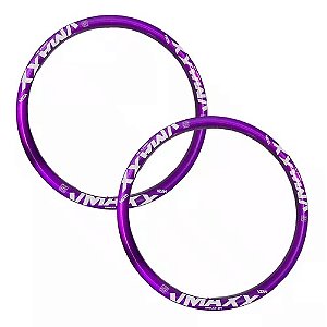 PAR Aro Roda Bicicleta Bike Vzan Vmaxx 26x36F P69 Disc Violeta