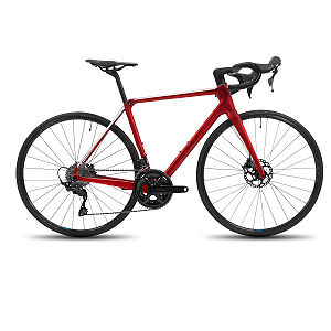 Bicicleta Ciclismo Speed TR1 Climb Carbono 105 24v 2025 Freio Hidraulico Vermelha